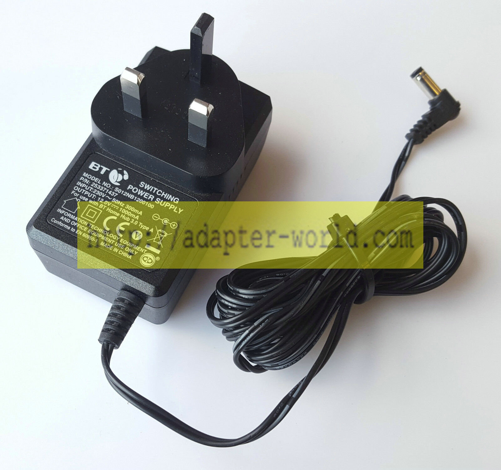 *Brand NEW*BT S012NB1200100 12V 1A 253371437 SWITCHING ADAPTER POWER SUPPLY